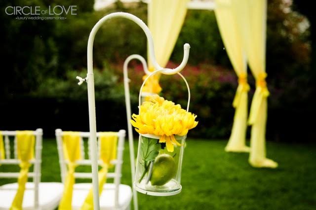 Idées decorations de l'allée de cérémonie de mariage